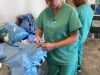 Surgical Technology Fashion Show Making Drape Chaps